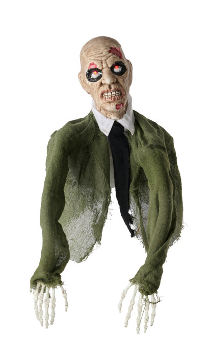 Zombie m/lyd, lys og bevegelse 